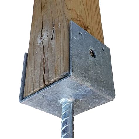 4x4 metal brackets concrete|4x4 concrete anchor for slab.